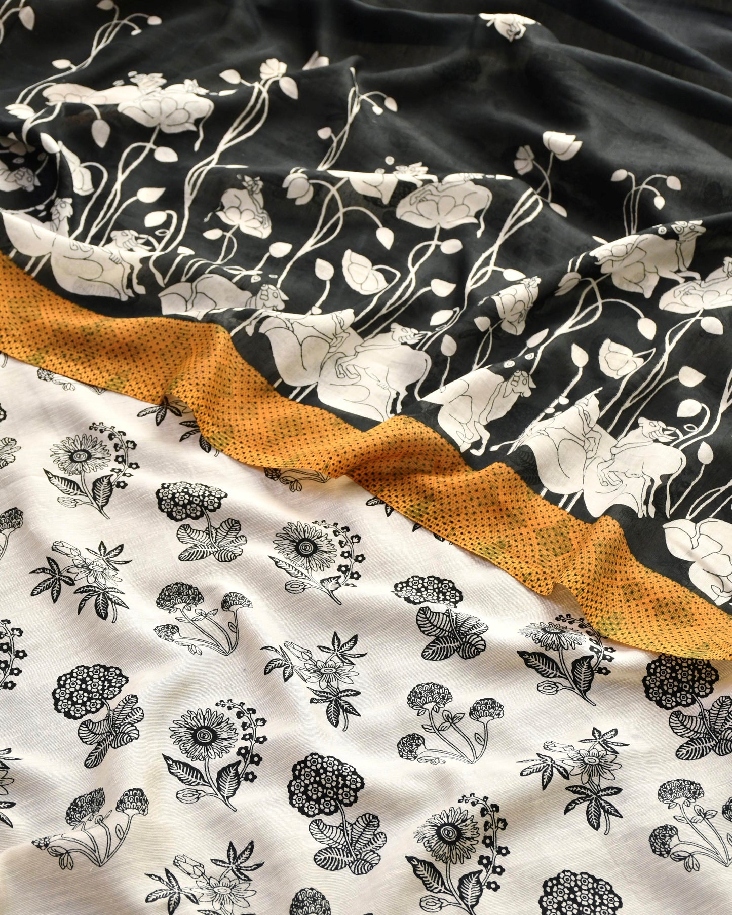 Pure Linen Unstitched Suit Set