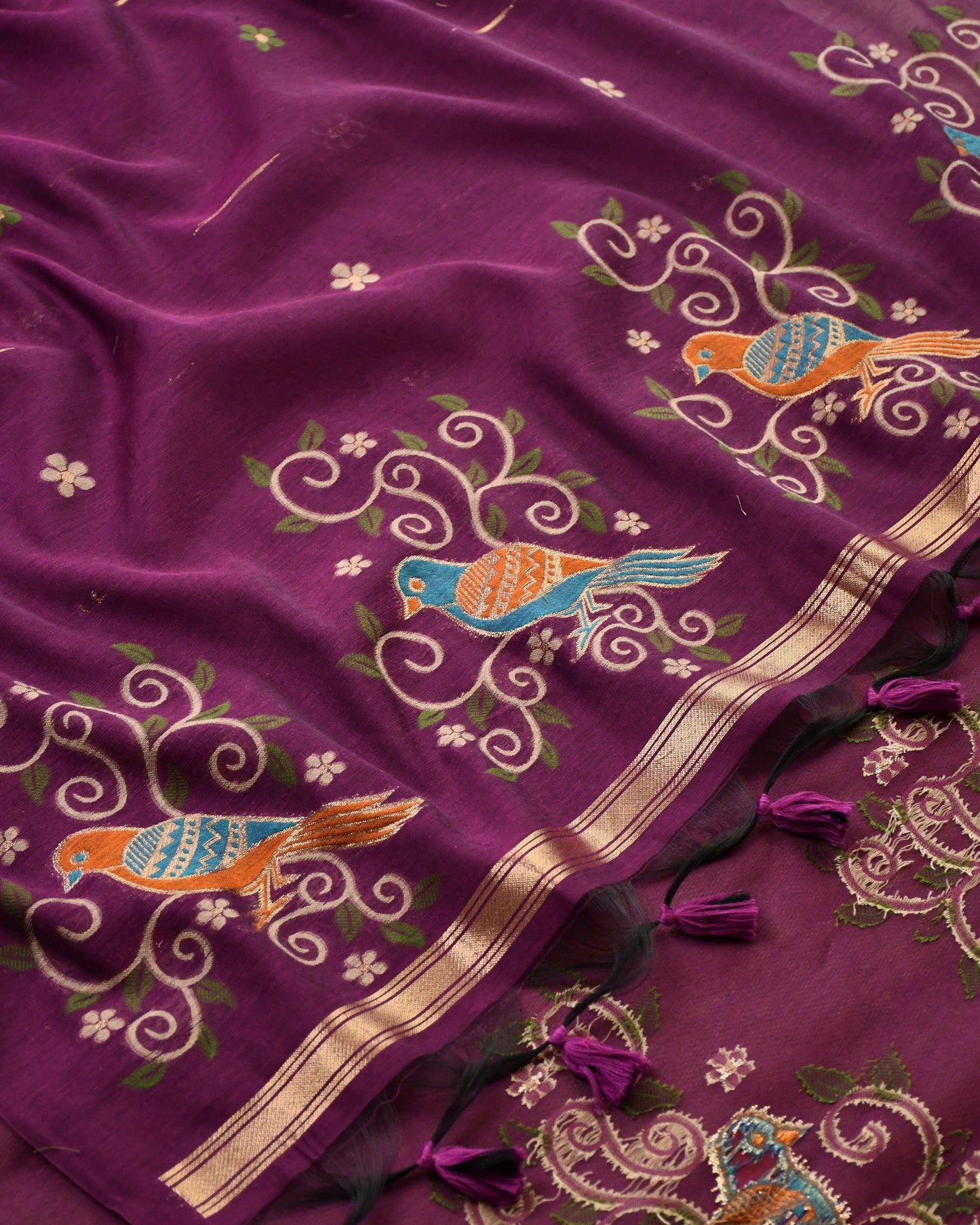 Jamdani Weaving Unstitched Suit Set
