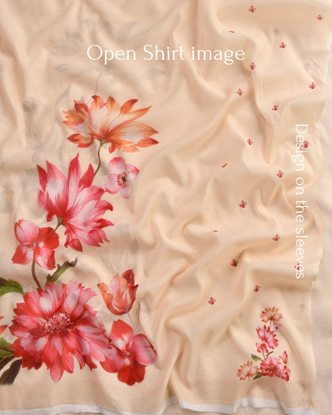 Pure Mul Chanderi Floral unstitched Suit