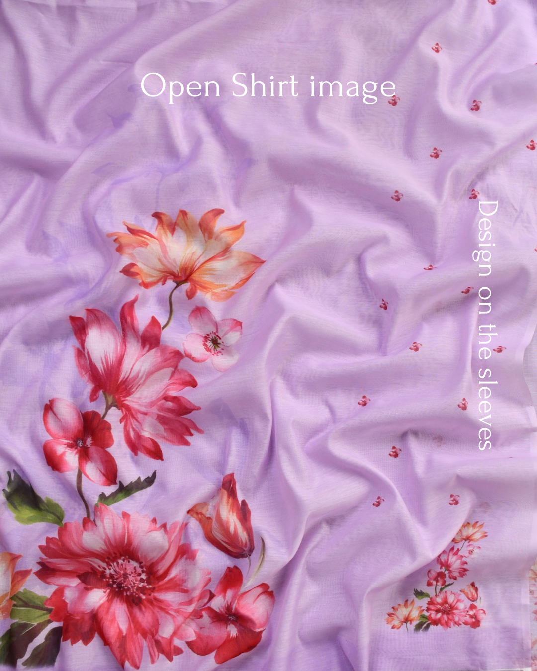 Pure Mul Chanderi Floral unstitched Suit
