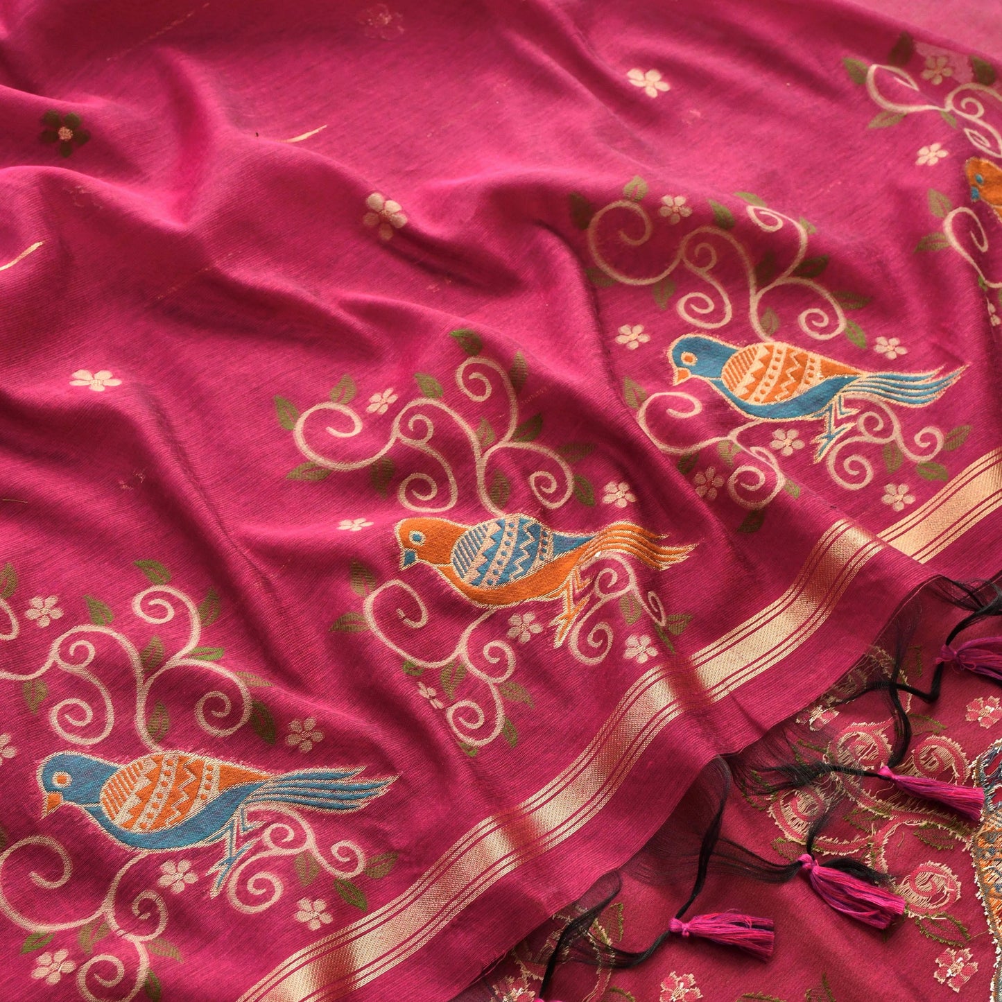 Jamdani Weaving Unstitched Suit Set