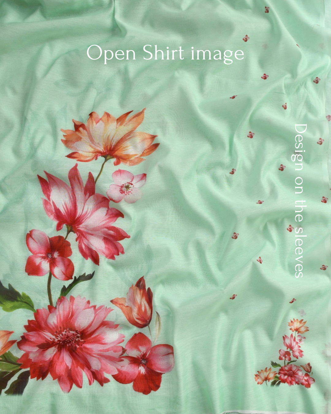 Pure Mul Chanderi Floral unstitched Suit