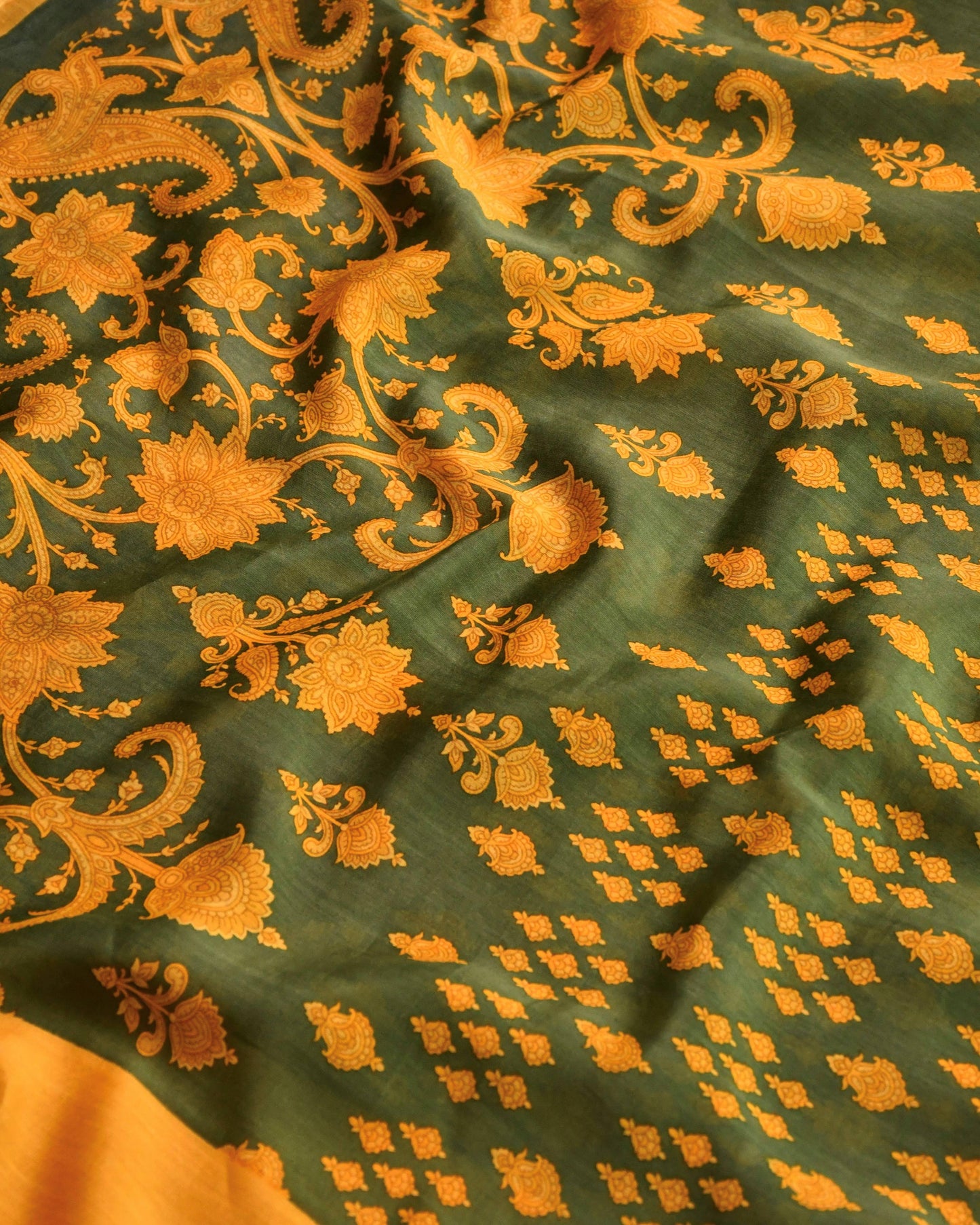 Pure Maheshwari silk Unstitched Suit