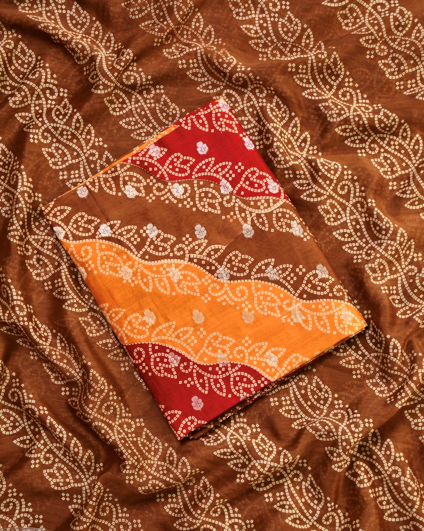 Pure Maheshwari Silk Zari Work Unstitched Suit