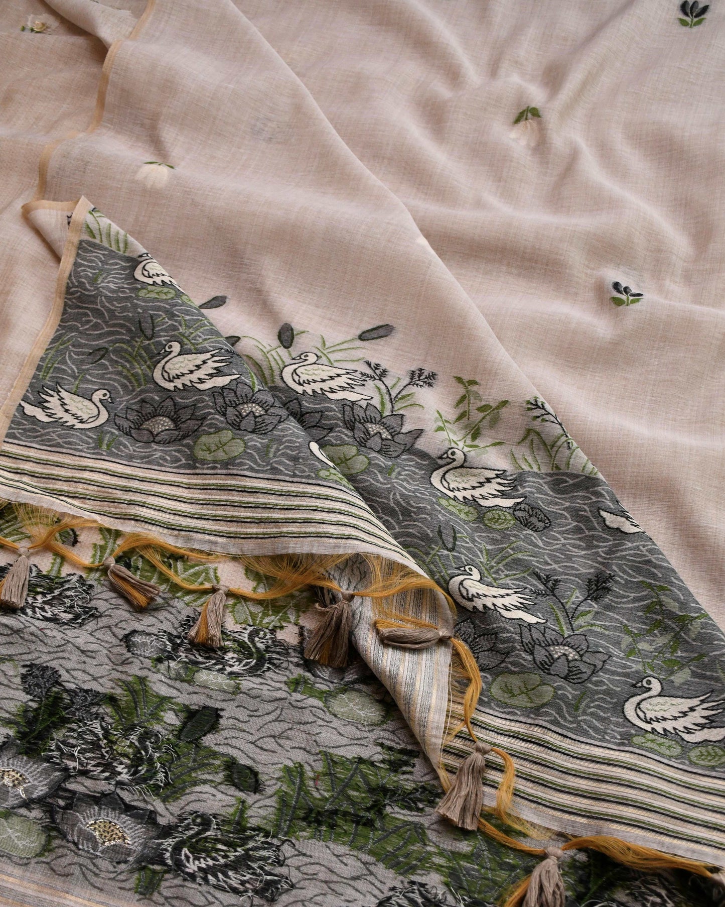 Exquisite Jamdani Handwoven Unstitched Suit Sets | Pastel Collection