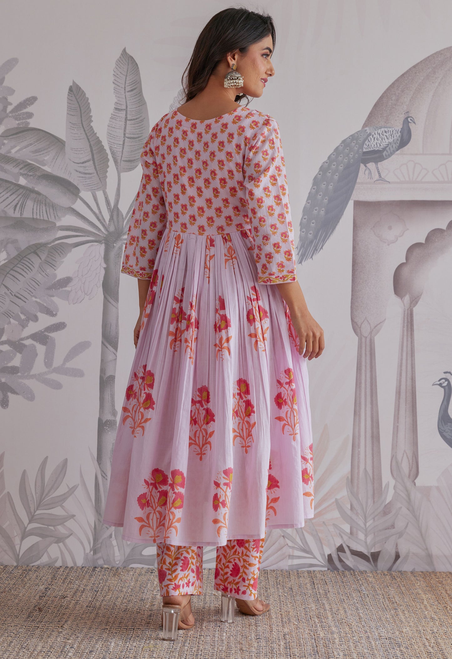 Kurta With Pants Suit Set With Dupatta - Set Of 3