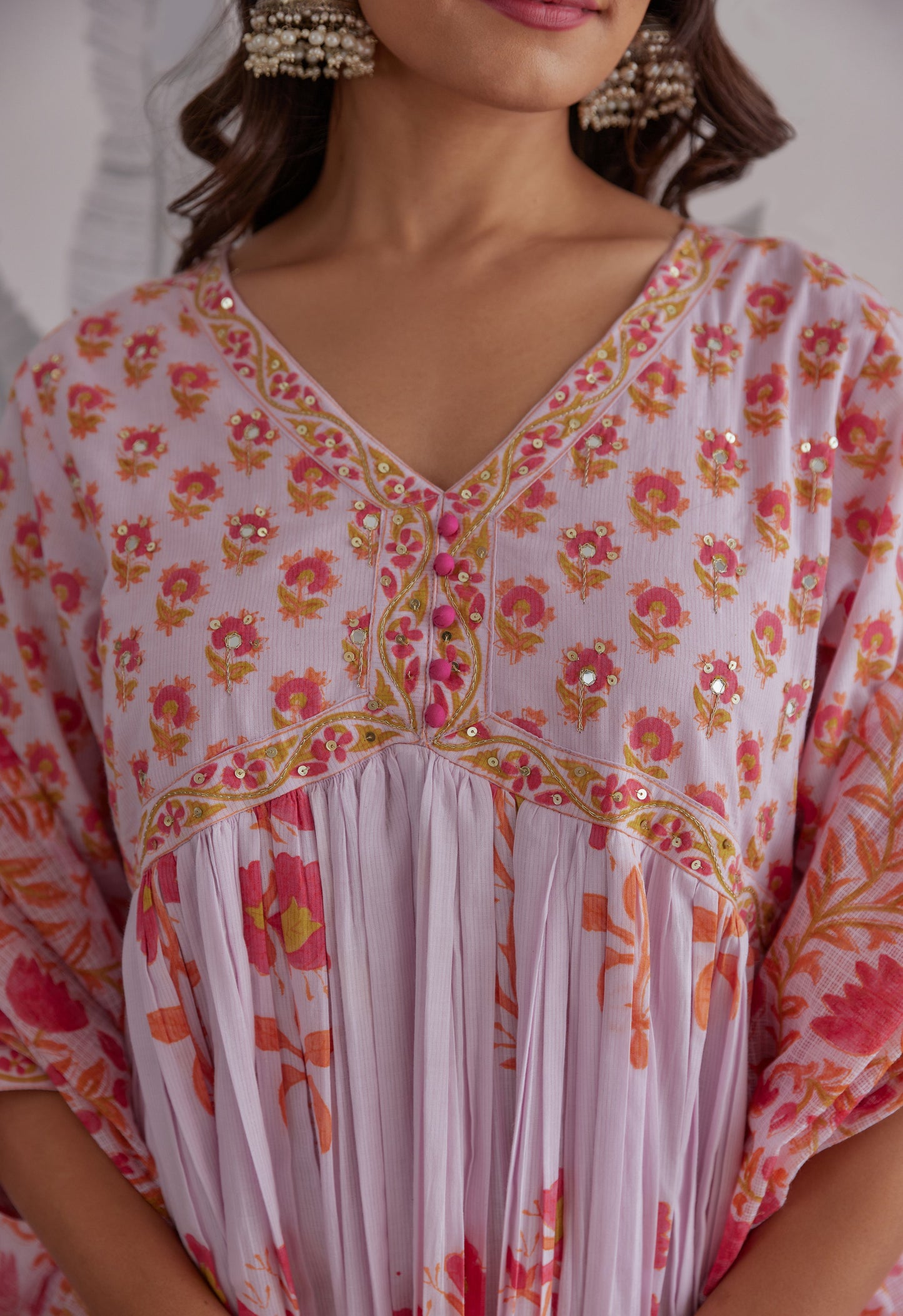 Kurta With Pants Suit Set With Dupatta - Set Of 3