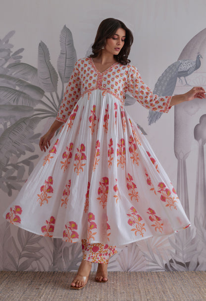 Kurta With Pants Suit Set With Dupatta - Set Of 3