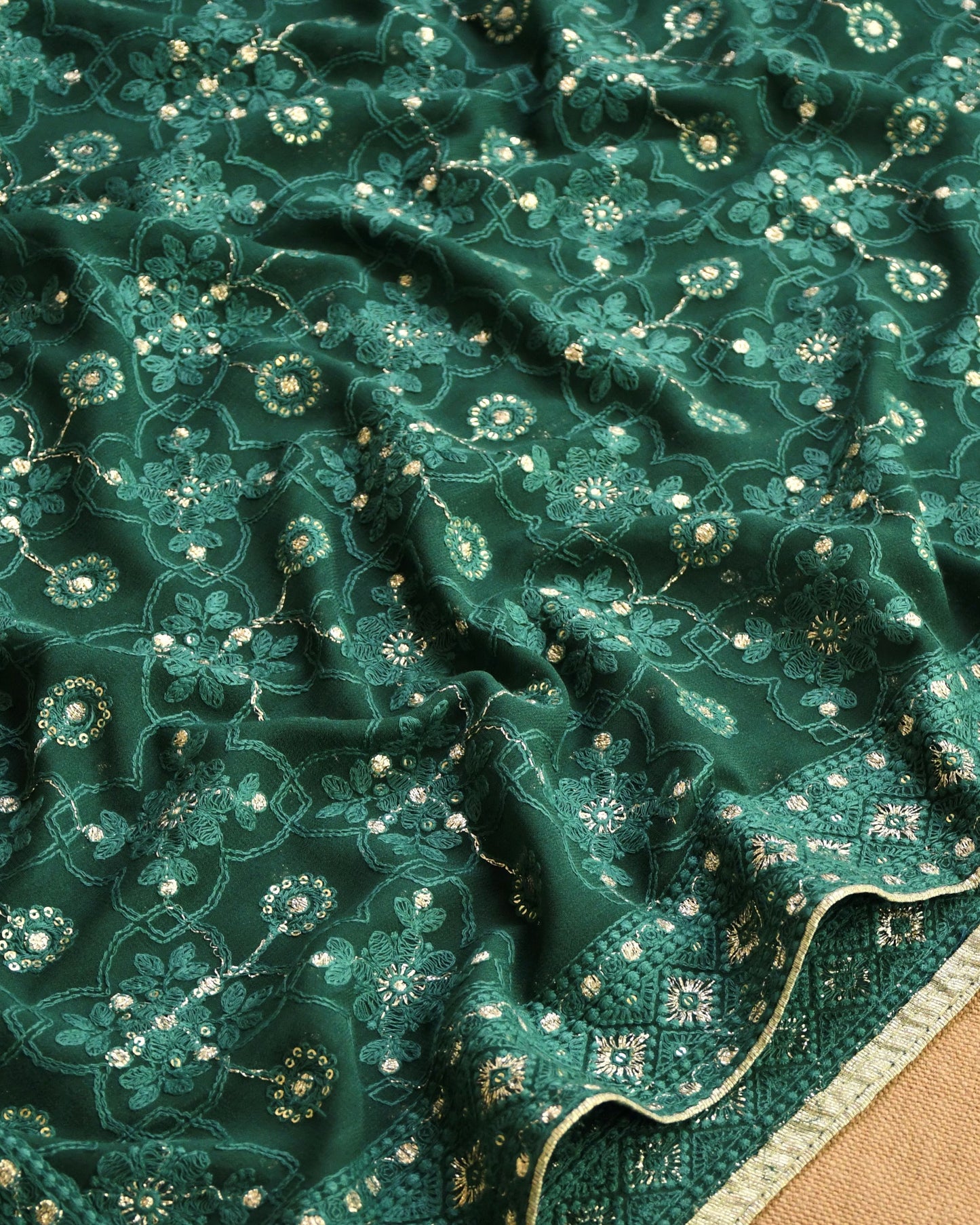 Pure  Banarasi Silk Unstitched Suit