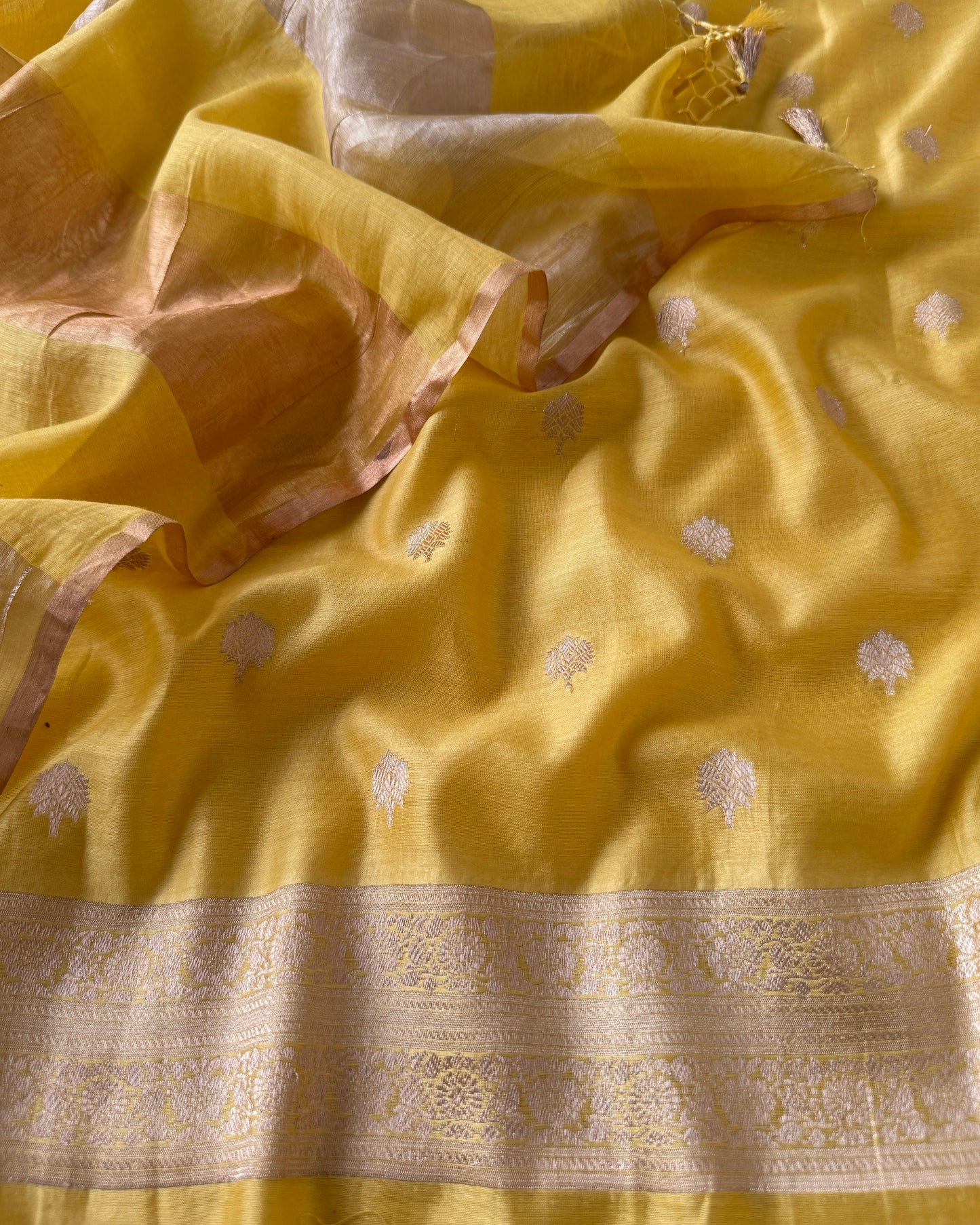 Premium Banarasi Silk Zari Work Unstitched Suit Set with Dupatta