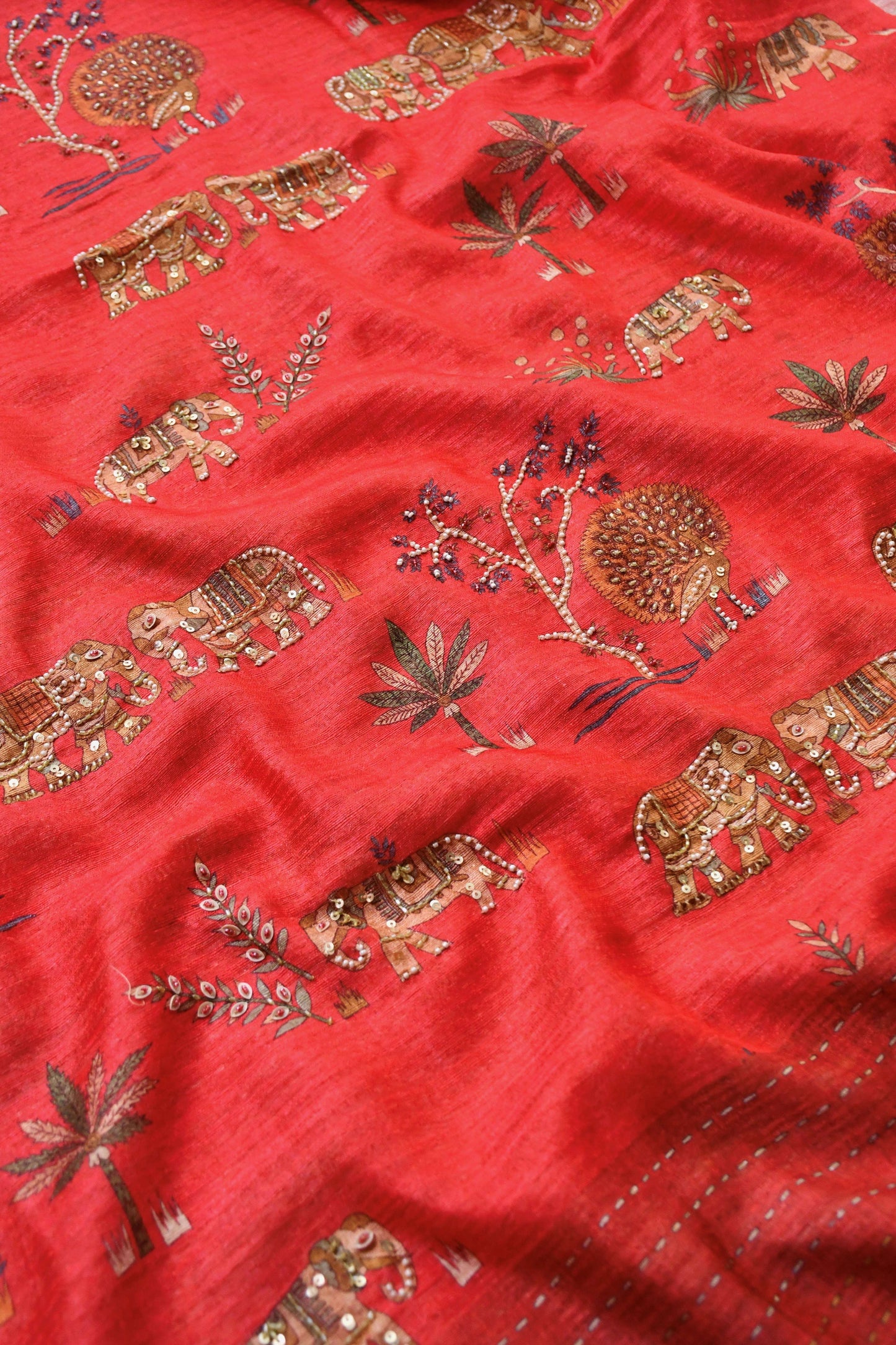 Pure Bhagalpuri Silk Unstitched Suit