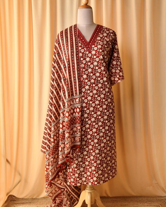 Mul Cotton Unstitched  Suit Sets