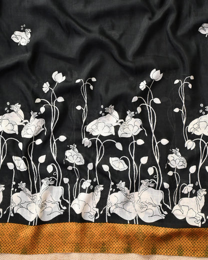 Pure Linen Unstitched Suit Set