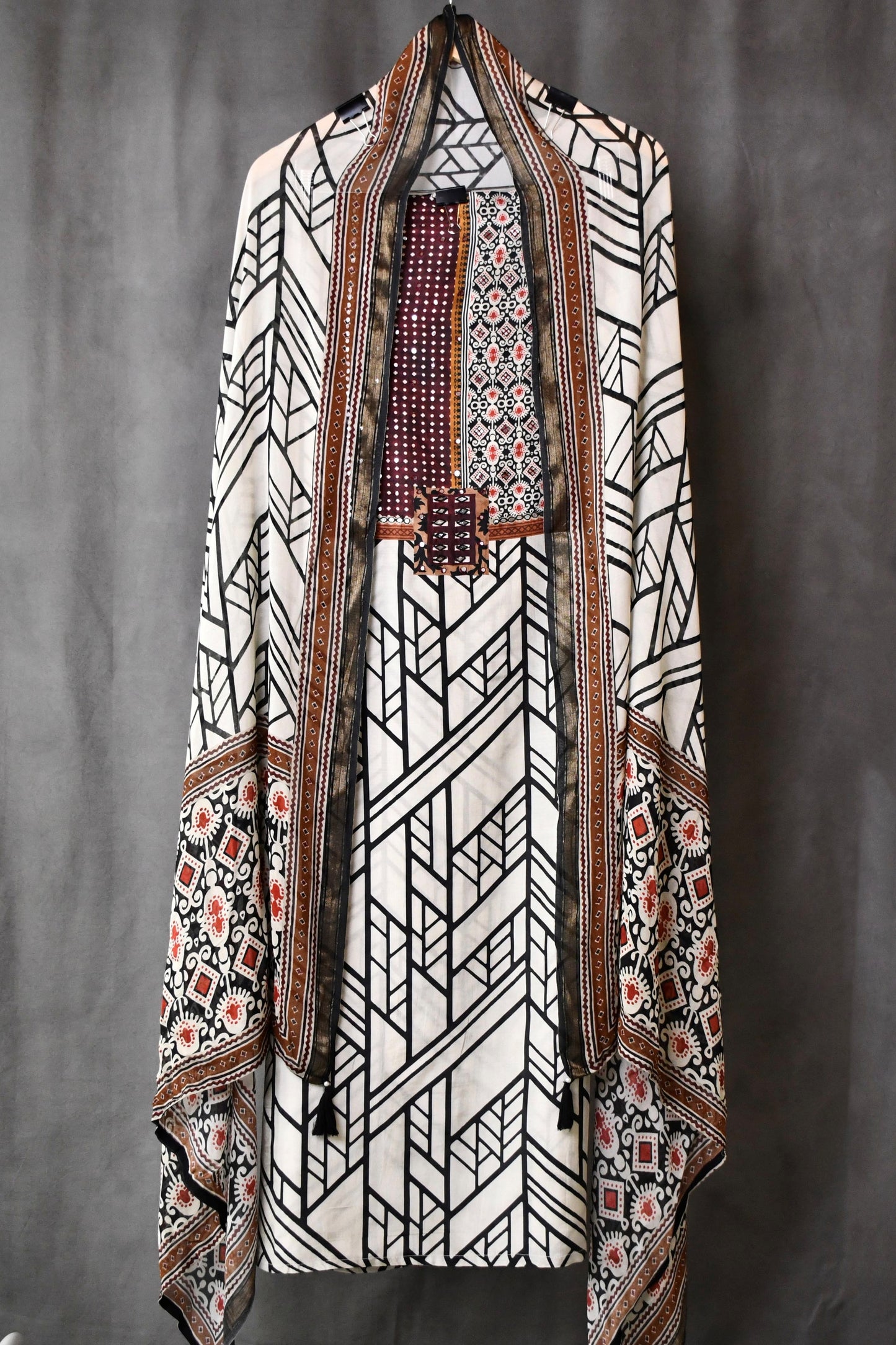 Pure Modal Muslin unstitched Suit