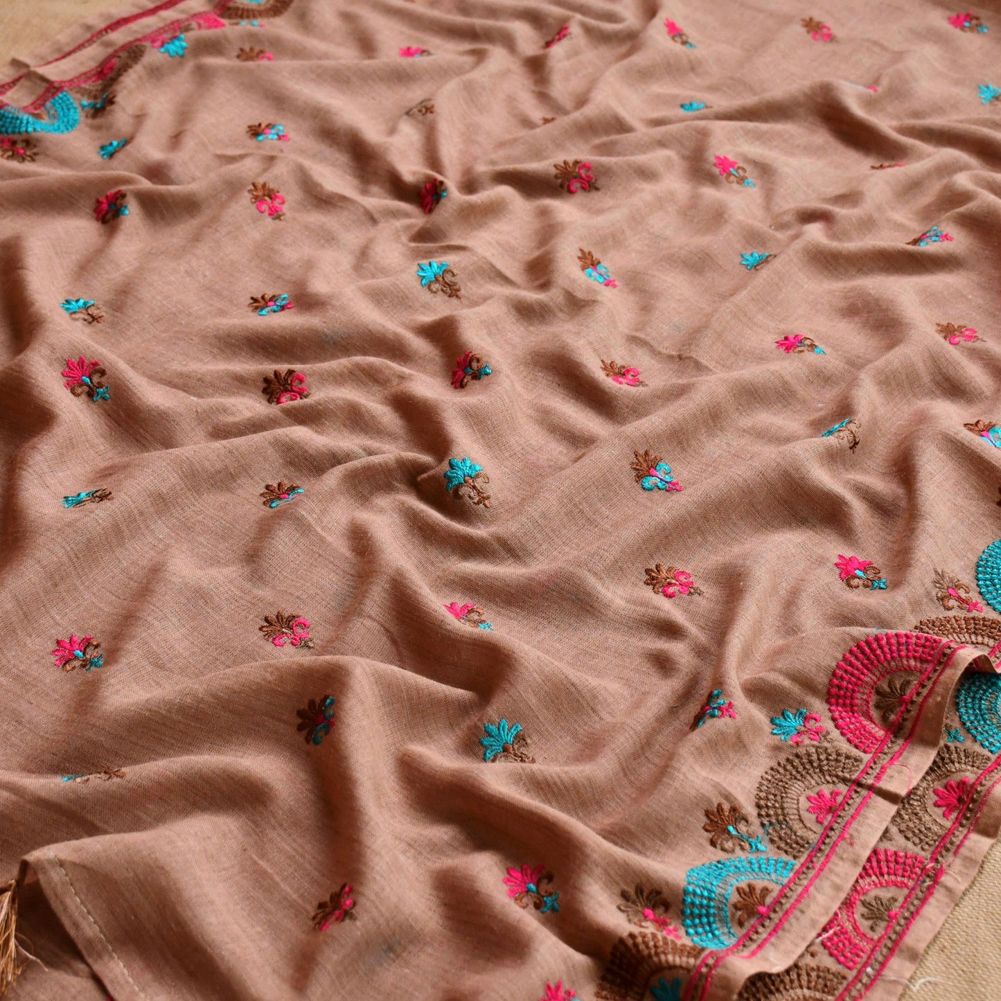 Pure Linen Embroidered Unstitched Suit