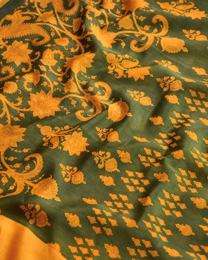 Pure Maheshwari silk Unstitched Suit
