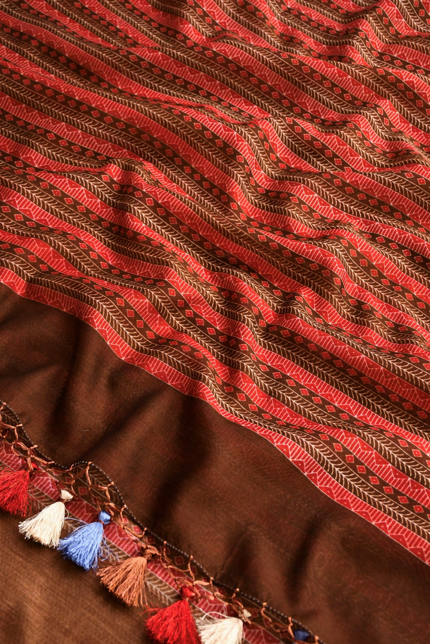 Pure Maheshwari silk  Unstitched Suit