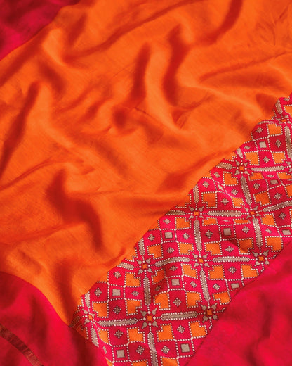 Pure Maheshwari Silk Unstitched Suit