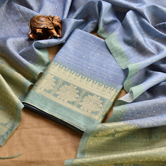 Regal Banarasi Unstitched Suit Set