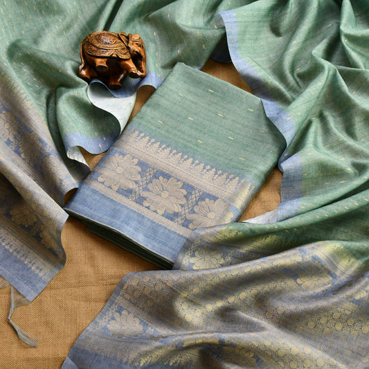 Regal Banarasi Unstitched Suit Set