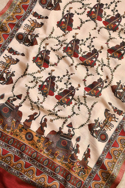 Pure Tussar Silk Unstitched Suit