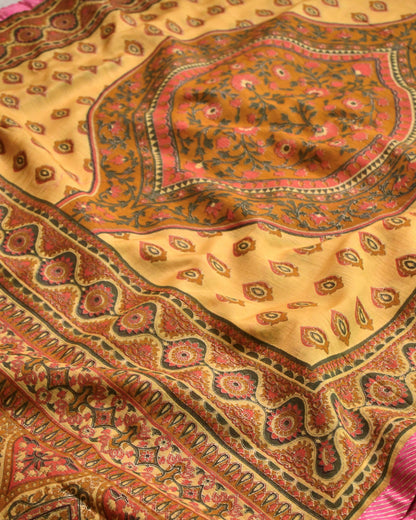 Pure Maheshwari silk  Unstitched Suit