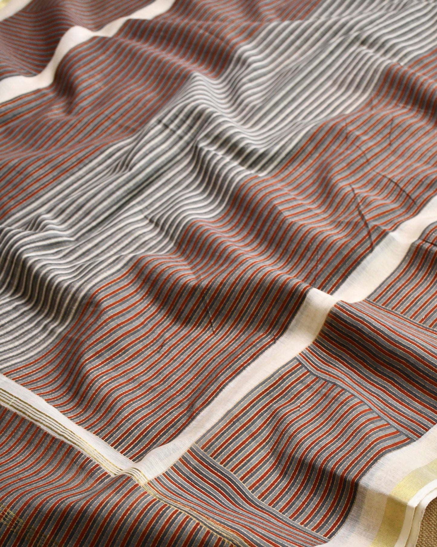 Pure Maheshwari silk  Unstitched Suit